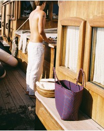 Mimmi Terra - Woven Eco Tote Mezzanotte