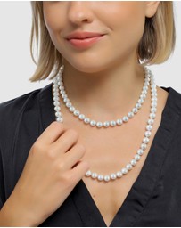 Elli Jewelry - Necklace Shell Pearls 925 Sterling Silver