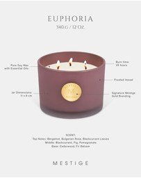 Mestige - Serenity Candle 340g - Euphoria