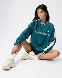 New Balance - Satin Woven Pullover