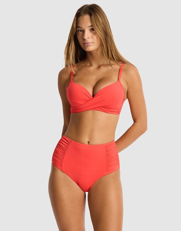 Sea Level Australia - Essentials Edit High Waist Gathered Side Pants