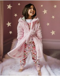 Fleur Harris - 'Days of Enchantment' Snuggly Robe in Pink