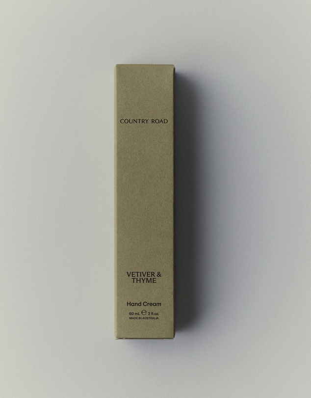 Country Road - Australian Made Vetiver & Thyme Hand Cream 60ml