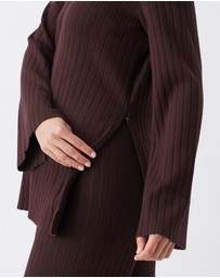 Ripe Maternity - Dallas Rib Knit Nursing Top