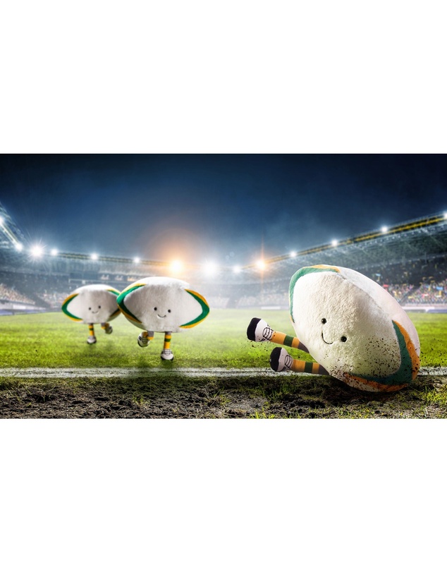 Jellycat - Amuseables Sports Australian Rugby Ball