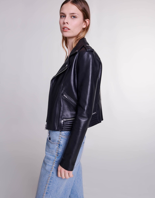 Maje - Basaltm Leather Jacket
