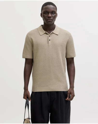 Jack & Jones - RILEY SS REGULAR FIT KNIT POLO