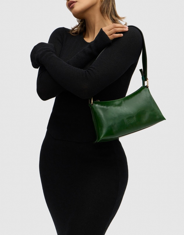 Florence - The Laura Green Leather Shoulder Bag