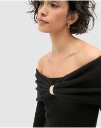 Seed Heritage - Lofty Twist Off Shoulder Knit