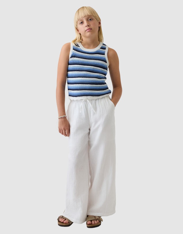 GAP - Stripe Crochet Tank - Teens