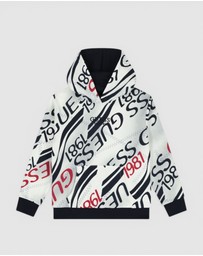 GUESS - Hooded Logo Active Top