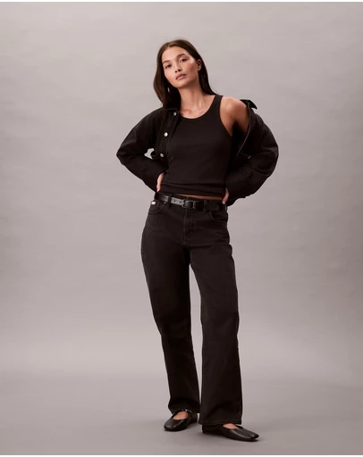 Calvin Klein Jeans - High Rise Straight Jeans