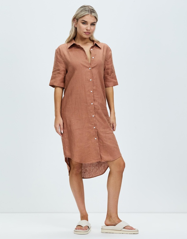 White By FTL - Hettie Shirt Dress