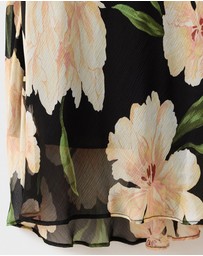 M.N.G - Floral-Print Dress With Ruffle Detail