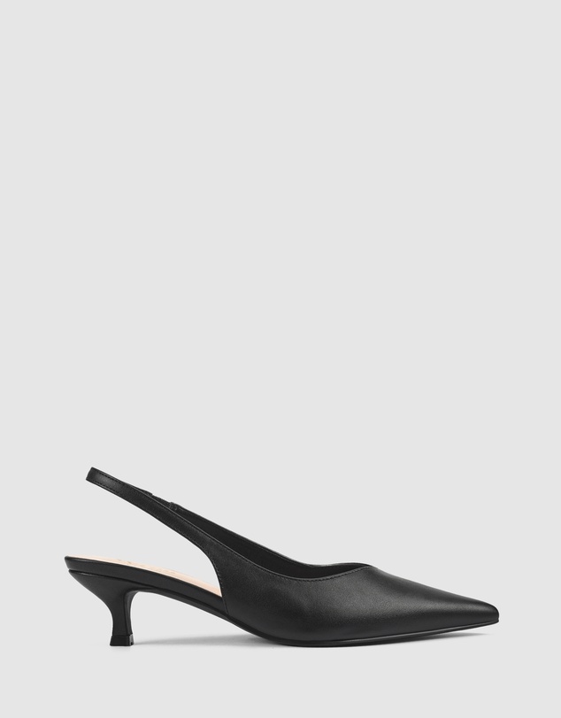 Verali - Lush Slingback Kitten Heels