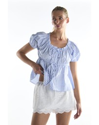Glamorous - Embroidery Frill Mini Skirt