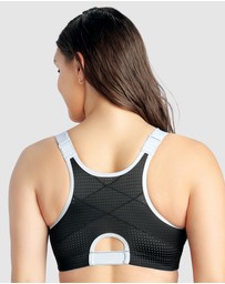 Parfait - Wave Wirefree Zip Front Sports Bra