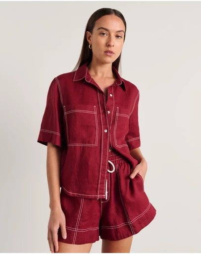 Jag - Gigi Relaxed Short Sleeve Shirt