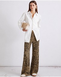 Marella - Desert Leopard Knit Pants
