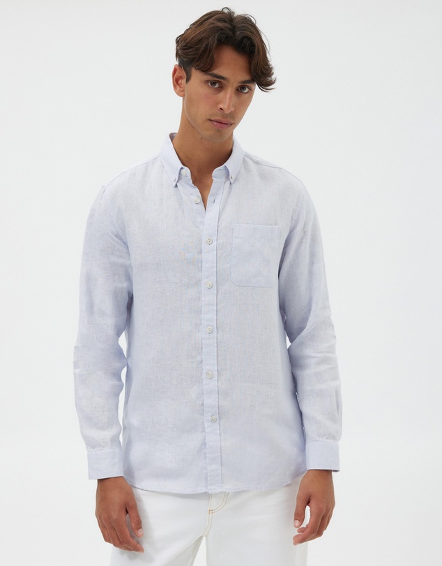 AERE - Linen Oxford Shirt