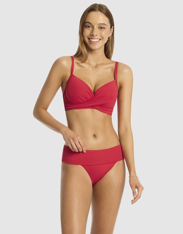 Sea Level Australia - Essentials Cross Front Moulded Underwire Bra