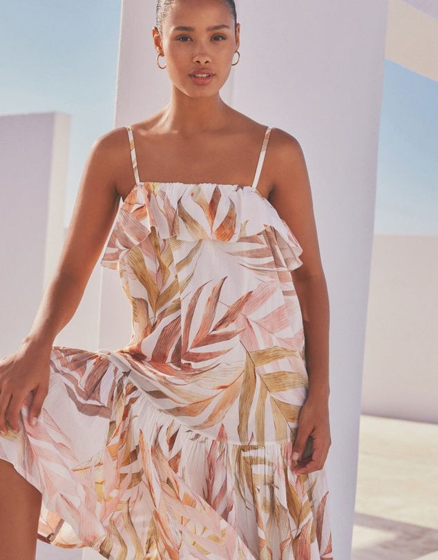NEXT - Feminine Frill Summer Midi Dress