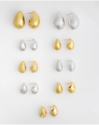 Wanderlust + Co - Teardrop Classic 20mm Stud Earrings