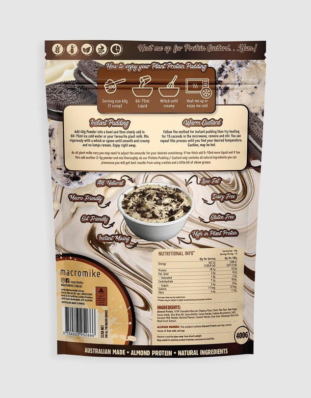 Macro Mike - Plant Protein Pudding Cookies & Cream