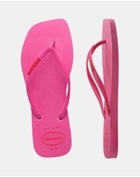 Havaianas - Slim Square Logo Pop Up - Women's