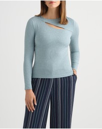 David Lawrence - Brittany Textured Lace Top