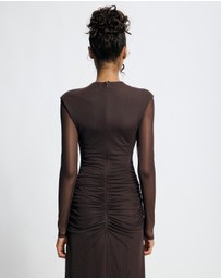 Lover - Willa Long Sleeve Mesh Maxi Dress