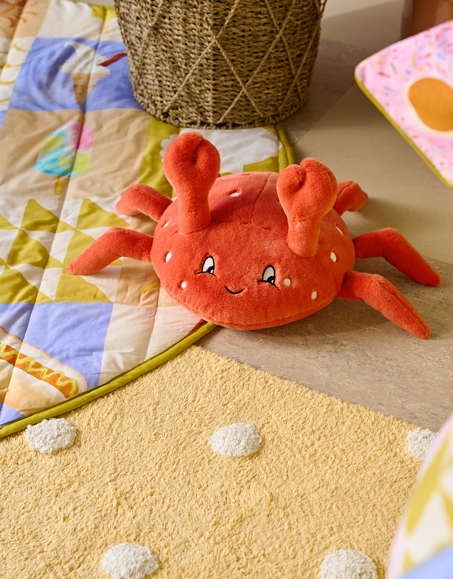 Linen House Kids - Cain Crab Novelty Cushion