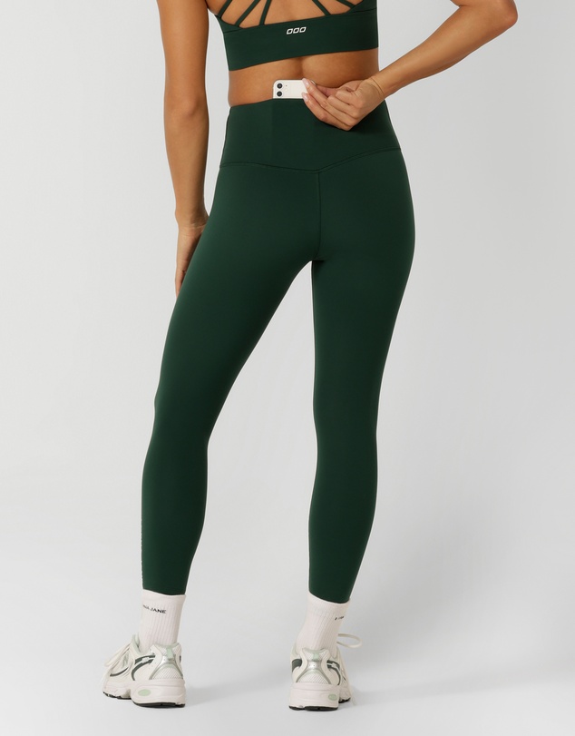 Lorna Jane - Lotus Phone Pocket Ankle Biter Leggings