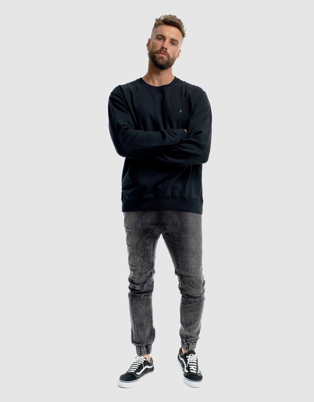 Xander - Monaco Embroidery Crewneck