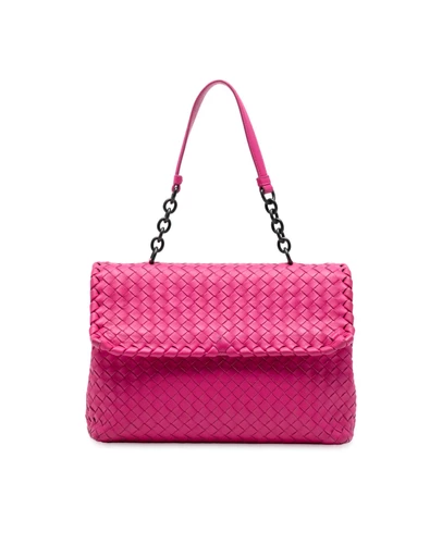 Pre-Loved by Azura Reborn - Pre-Loved Medium Nappa Intrecciato Olimpia Shoulder Bag
