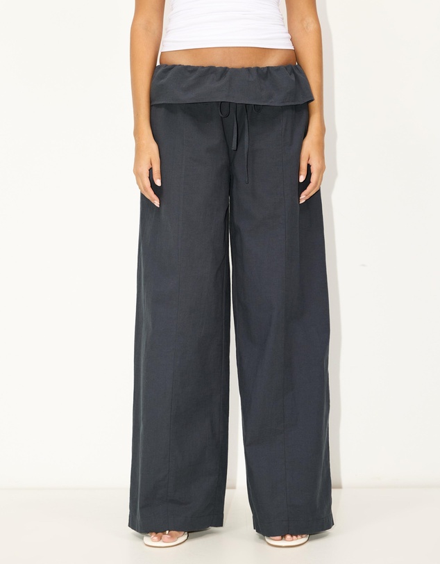 Dazie - Bayside Linen Blend Relaxed Pants