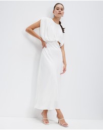 Third Form - Overflow Drape Midi Dress