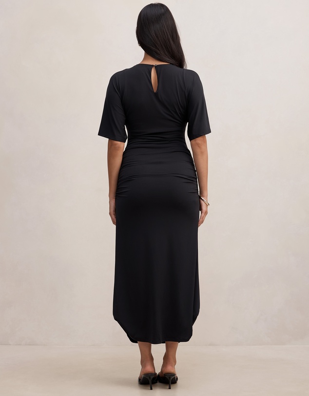 Forever New - Colbie Gathered Jersey Midi Dress