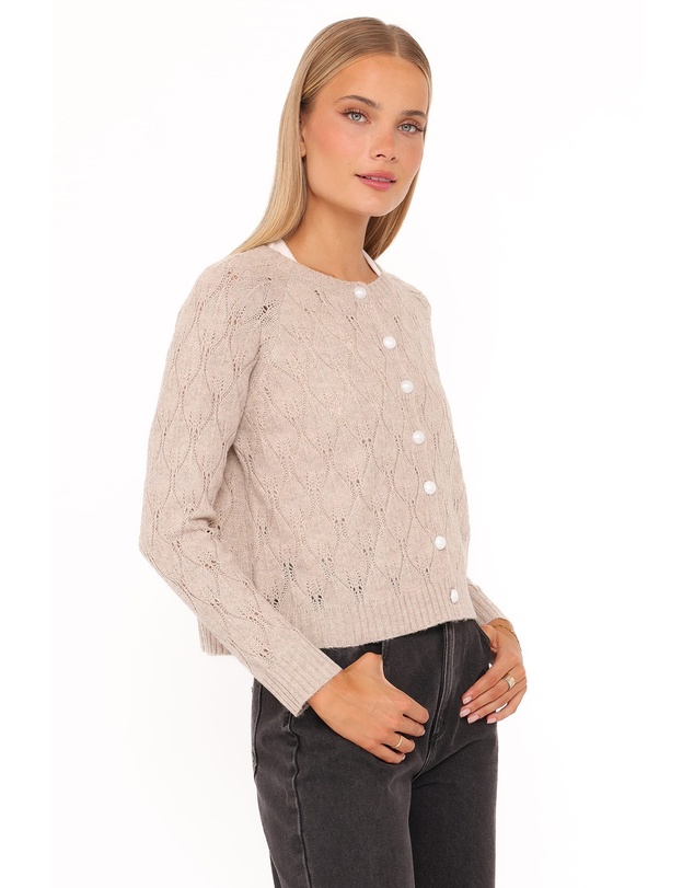 Petal & Pup - Mattie Cardigan - Beige