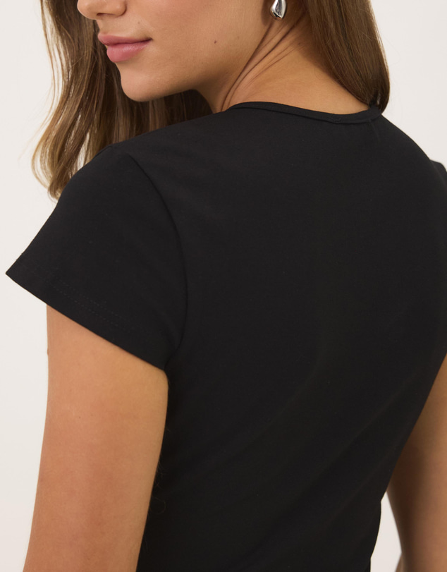 Atmos&Here - Gia Button Front Keyhole Top