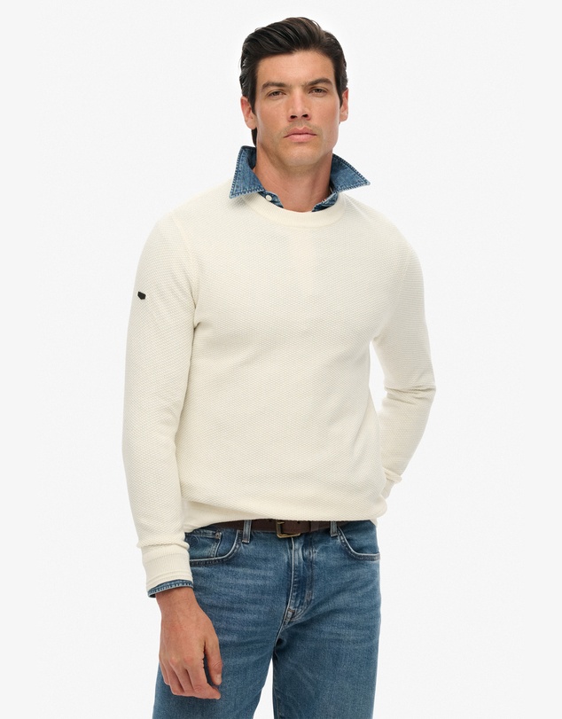 Superdry - Light Weight Cotton Texture Jumper