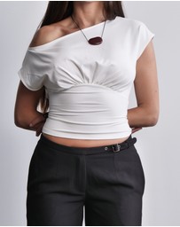 By Neil Vernon - Mara Ruched Top