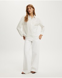 Cotton On - Ella Wrap Long Sleeve Shirt