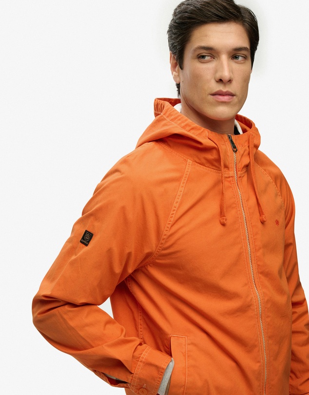 Superdry - Hooded Washed Twill Jacket