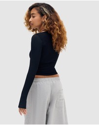 BDG By Urban Outfitters - BDG Seeing Double Long Sleeve Top