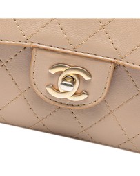 Pre-Loved by Azura Reborn - Pre-Loved Medium Classic Calfskin Wild Stitch Double Flap