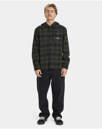 Billabong - Mens Baja Surf Hooded Flannel Shirt