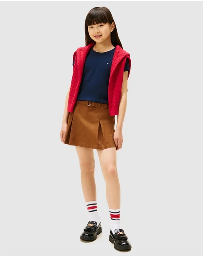 Tommy Hilfiger - Essential Rib Top SS - Teens