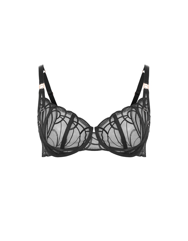 City Chic - Plus Size Tabrett Demi Underwire Bra - black