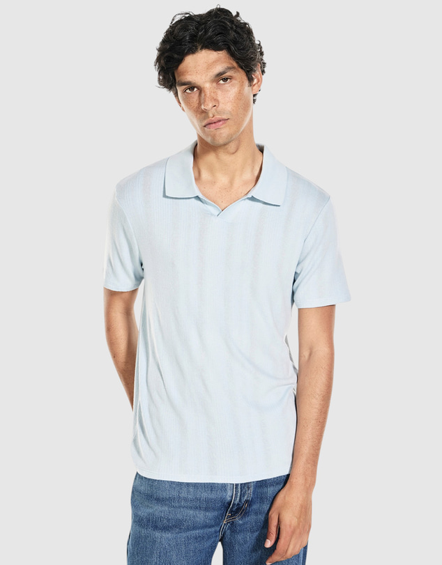 GUESS - Andro Rib Knit Polo Shirt